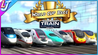 Train Simulator  High Speed Electric The World Cup Race [upl. by Aynor617]