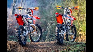 2021 KTM EXC 250 TPI AND EXCF 250  FIRST IMPRESSIONS  WHICH ONE WOULD YOU CHOOSE [upl. by Dami]