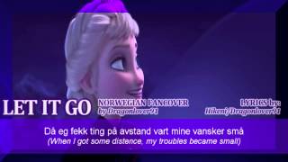 Norwegian Fancover  Frozen  Let it Go  FanLyrics Nynorsk [upl. by Elsy]