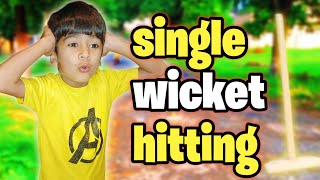 I Tried The Impossible Single Wicket Challenge 💪😊 [upl. by Anavlis250]