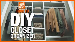 DIY Closet Organizer  The Home Depot [upl. by Boswell]