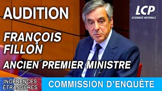 Ingérences étrangères  audition de François Fillon ancien Premier ministre  2052023 [upl. by Eirak53]