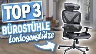 Die besten BÜROSTÜHLE MIT LORDOSENSTÜTZE  Top Ergonomische Bürostühle Lordosenstütze [upl. by Gerrilee]