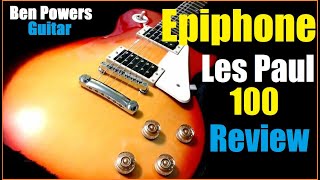 Epiphone Les Paul 100  Review amp Demo  LP100 [upl. by Baumann]