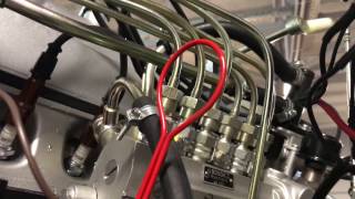 Mercedes 230SL W113 engine and gearbox on testing frame Doctorclassiceu [upl. by Erinna]