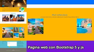 Página web con Bootstrap5 [upl. by Misa]