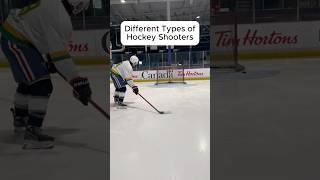 Different Types of Hockey Shooters🤣 hockey hockeyplayer hockeyshot hockeygoals nhl hockeyvids [upl. by Taryn]