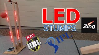 Upgrade cricket stumps into LIGHT UP STUMPS  LED Wicket Stumps  JLs Maker Space [upl. by Alvira]