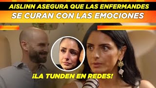 Tunden a Aislinn Derbez por decir que las enfermedades se curan con las emociones [upl. by Dobson]