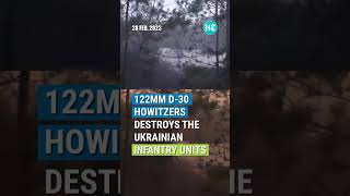 Russian D30 Howitzers destroys Ukrainian Posts in Donetsk  Watch [upl. by Thoma]