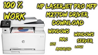 HP LaserJet Pro MFP M277dw Driver Download [upl. by Adnovay]