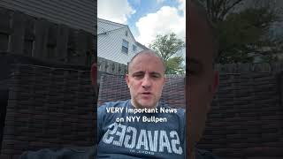 VERY Important News on NYY Bullpen breakingnews yankees mlb youtubeshorts [upl. by Moffitt520]