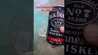 Jack Daniels tennesse whiskey cola can Rs 200 jackdaniels cola whiskey bestwhiskey topwhiskey [upl. by Olimac435]