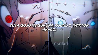 Yuta Gojo Vs Sukuna Round 2 Twixtor 4KCC [upl. by Vardon]