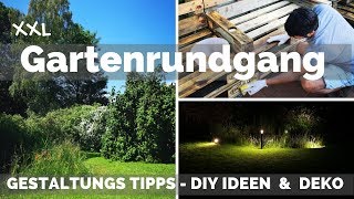 Garten Deko DIY  Gartengestaltung Tipps Ideen  Gartenbeleuchtung  Gartenmöbel  Garten gestalten [upl. by Dib]