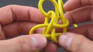 How to Tie a Chinese Cloverleaf Knot by TIAT [upl. by Areid319]