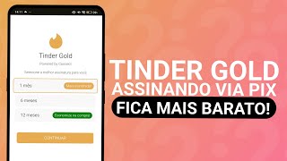 COMO ASSINAR TINDER GOLD PELO PIX [upl. by Claudell296]