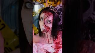 HORROR MAKE UP HALLOWEEN halloween zombiemakup [upl. by Frazier]