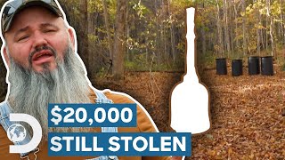 Brand New 20000 Still Gets Stolen  Moonshiners [upl. by Pammi570]