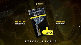 Rainbow Six Siege 1 MILLION RENOWN 405 Alpha Pack opening Burnt Horizon [upl. by Artimas]