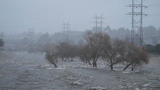 Evacuation orders warnings in effect as storm pummels SoCal [upl. by Cohby]