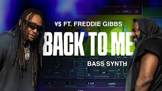 Making the BASS SYNTH from quotBACK TO MEquot by Kanye West amp Ty Dolla ign [upl. by Kirbee]