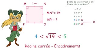 Racine carrée  Encadrements [upl. by Garibull552]