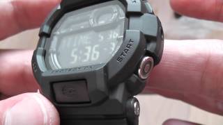 Casio Gshock GD350 vibration alarm test [upl. by Lipps731]