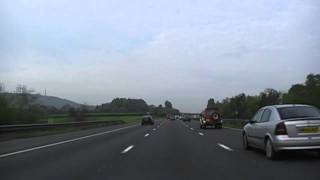 Driving On The M5 From J25 Taunton To J27 Tiverton England 22nd April 2011 [upl. by Skylar]