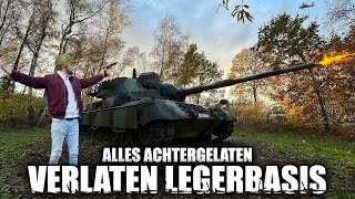 TANK GEVONDEN OP VERLATEN LEGERBASIS WAAR ALLES IS ACHTERGELATEN [upl. by Naitsirk391]