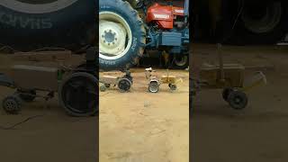 swaraj 855 mini tractor tochan। how to make rc model tractor। swaraj 855 stunt। tochan king [upl. by Noyek]