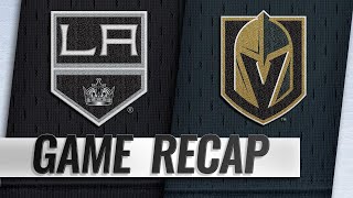 Fleury Golden Knights shut out Kings in 20 win [upl. by Melac161]