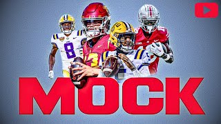 2024 NFL Mock Draft Full First Round Predictions [upl. by Glenden]