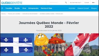 Le Québec recrute à travers le monde  Journée Québec Monde  offres demploi au Canada [upl. by Carroll]