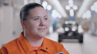 Highlighting Rachel Gillium employee of Volvo Cars plant in Ridgeville South Carolina [upl. by Millhon95]