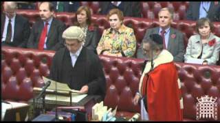 Chief Rabbi Lord Sacks  Introduction into the House of Lords October 2009  Rabbi Jonathan Sacks [upl. by Nahgaem]