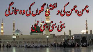 Chaman Chaman Ki Dilkashi Gulaon Ki Hai Wo Tazagi Beautiful Naat Shareef [upl. by Annid]