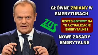 Przygotuj się na znaczące zmiany w systemie emerytalnym w Polsce dla wszystkich seniorów i emerytów [upl. by Ziana]