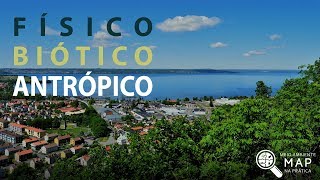 Exemplos Práticos de Aplicação dos Conceitos Meio Físico Biótico e Antrópico [upl. by Htabmas]