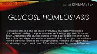 Glucose homeostasis [upl. by Ahsinrad490]