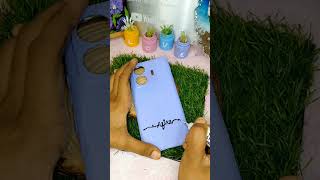 Decor My Mobile Cover with My Name💜 shorts asmulticreativity diy crafts [upl. by Waxman180]