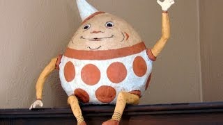 Paper Mache Egg  Humpty Dumpty [upl. by Otrepur]