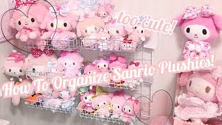 Organizing SANRIO My Melody  My Sweet Piano Plushies HOW TO amp ROOM SNEAK PEAK [upl. by Nlyak]