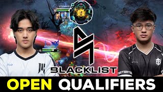 BLACKLIST NEW ROSTERS DEBUT  ABED amp GABBI IN OPEN QUALS ESL ONE KUALA LUMPUR 2023 DOTA 2 [upl. by Budding]