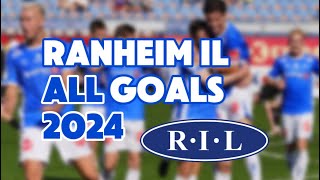 Ranheim IL alle 57 Mål i 2024💙🤍 [upl. by Eade400]