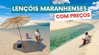 TUDO sobre os LENÇÓIS MARANHENSES Santo Amaro Barreirinhas e Atins  roteiro completo COM PREÇOS [upl. by Cinom346]