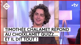 Timothée Chalamet invité exceptionnel de C à Vous  C à Vous  05122023 [upl. by Kenaz]