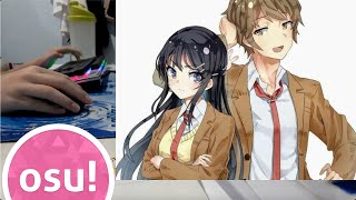 osu the peggies  Kimi no Sei Bunny Girl Senpai OP [upl. by Isnan]