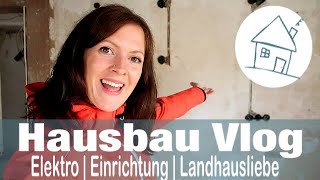 Bau VLOG  WIR ZIEHEN IN DEN WOHNWAGEN 📦  Elektro verlegen  Einrichtungsträume amp LANDHAUSSTIL [upl. by Thornton]