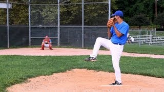 How to Pitch a Baseball  Baseball Pitching [upl. by Tanaka]